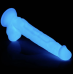 Светящийся в темноте фаллос на присоске Lumino Play Dildo 27 см, Ø 4 см